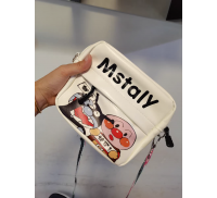 White simple camera bag