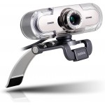 Webcam 1080P Full HD PC Skype Camera, PAPALOOK PA452 Web Cam with Microphone, Video Calling and Recording for Computer Laptop Desktop, Plug and Play USB Camera for YouTube, Compatible with Windows