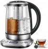 Electric Tea Kettle, 6 Variable Presets Temperature Smart Tea Maker, Fast Boil Electric Glass Kettle with 2Hr Keep Warm Function, Premium Stainless Steel, 1200 Watt Quick Heating, 1.7L